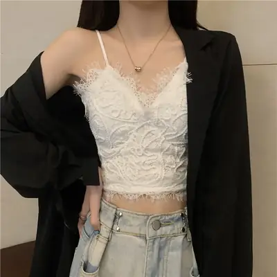 Black Lace Camisole Women's Inner Wear Summer