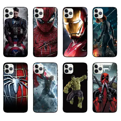 Marvel Hulk Phone Case Black Anti-Fingerprint 14 Promax
