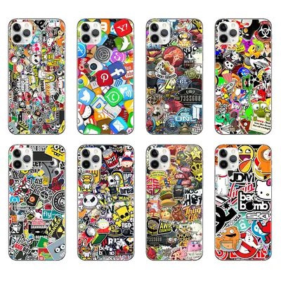 14 Promax Cartoon Phone Case with Pop Mart Design