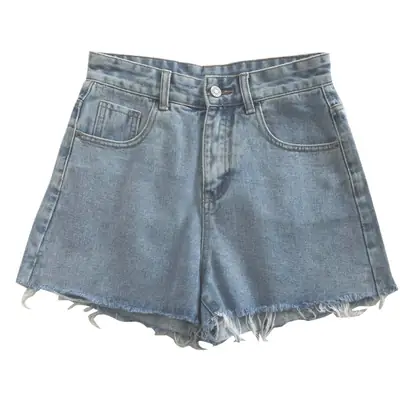 Women Denim Shorts High Waist Slimming 2021