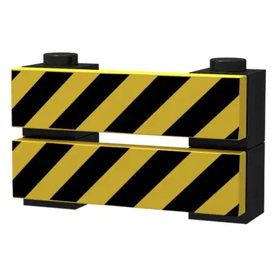 Urban Road Sign Building Blocks Yellow Triangle