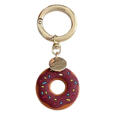 Donut Shape Anti-Lost Keychain with Silicone Cover