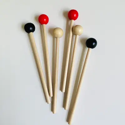 Small Round Head Knocking Wooden Mallet Toy