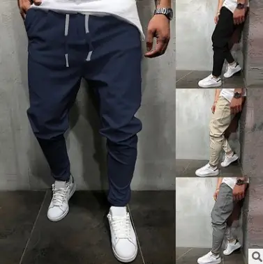 Men's Grey Sweatpants Casual Summer Pants
