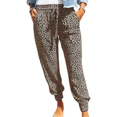 Women Leopard Print Leggings Pants 2025 Summer