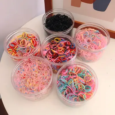 Disposable Rubber Band for Kids Hair Ties Bands