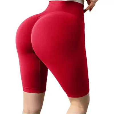 Peach Hip Fitness Pants Women's Tight High Waist Seamless Yoga Shorts