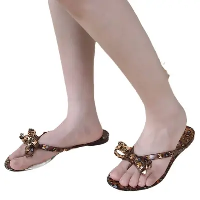 Women's Jelly Diamond Pvc Flat Sandals