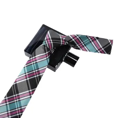7cm Tie Diagonal Stripe Plaid Jacquard Business Formal Wear Easiest for Match Casual Polyester Silk Accessories Shengzhou Tie Men