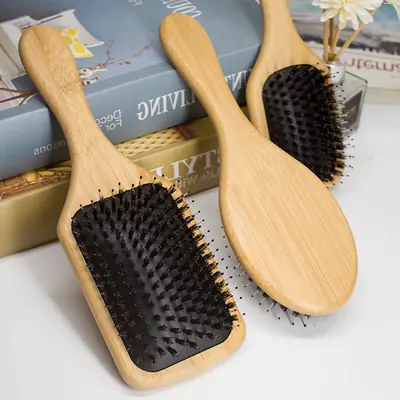 Bamboo Hair Comb with Smooth Texture for Scalp Massage