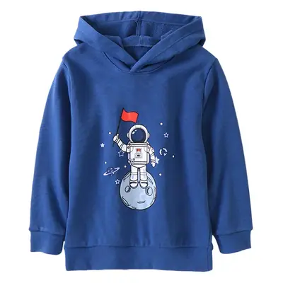 Yellow Fox Graphic Hoodie for Boys Autumn Winter