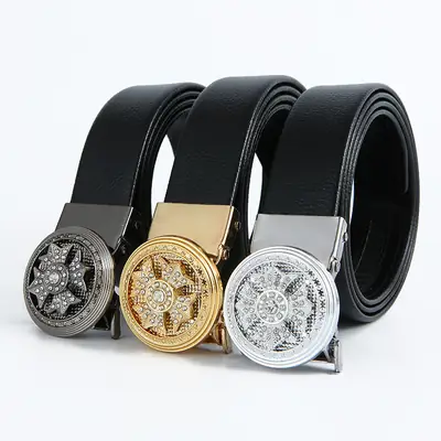 Men's Stainless Steel Automatic Belt Watch with Dial