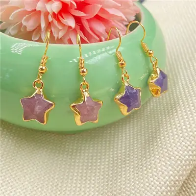 Little Star Crystal Jade Bag Phnom Penh Star Earrings