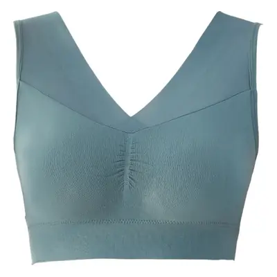 Middle-aged and Elderly Underwear Women's Non-rimless Sports Bra Push-up Anti-sagging Big Chest Small Vest Sleeping Bra
