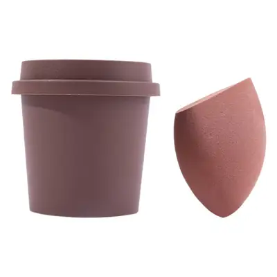 Green Makeup Egg Powder Storage Set Dual Use