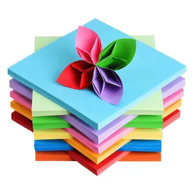 Origami Color Paper Set for Kids Cardboard Paper Cutting