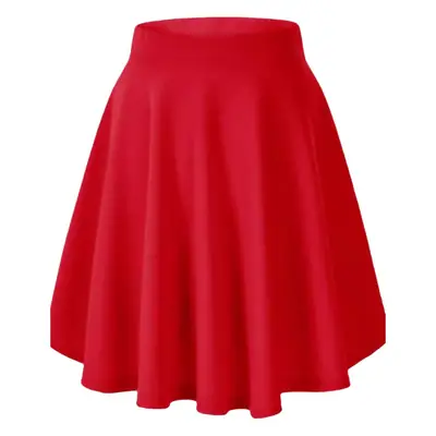 Women's Black Pleated Short Skirt with Loose Buttocks