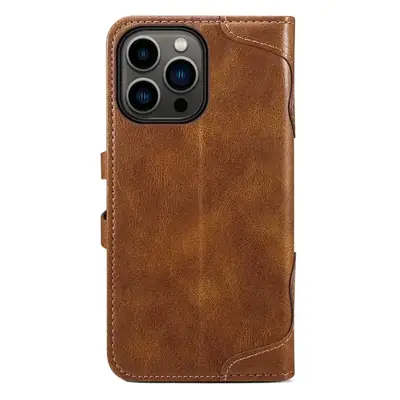 Apple iPhone 16 Pro Max Leather Wallet Case Red