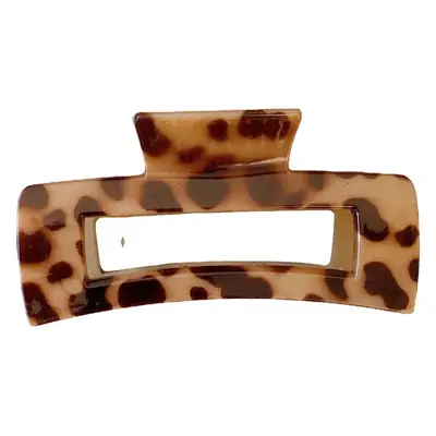 French Retro Leopard Print Hair Clip Large Back of Head