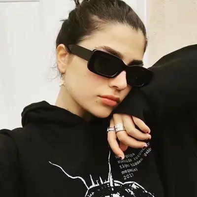Women Retro Tortoise Shell Sunglasses Anti-UV