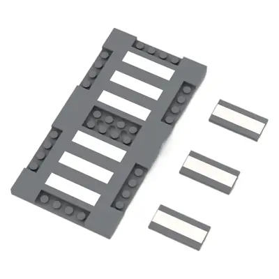 Yutong Building Blocks 60304 City Group Road Floor Building Blocks Humanoid Overpass Crossroads Assembled Children's Toys