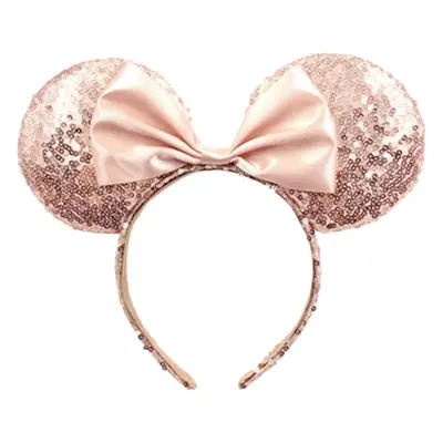 Paradise Princess Bow Headband Pink Yellow
