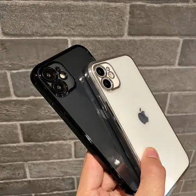 Apple iPhone 15PROMAX Clear Case with Straight Edge & Drop Resistant Protection