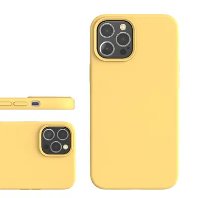 Apple 13 Series Liquid Silicone Phone Case Solid Color