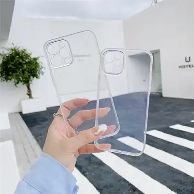Apple 14Promax Rubik Cover Transparent White 12pro/8Plus/XR