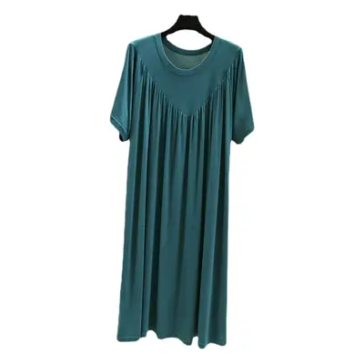 Summer Casual V-Pleated Dress Extra Large
