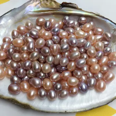 Freshwater Pearl Drop Beads 8-9mm Wholesale