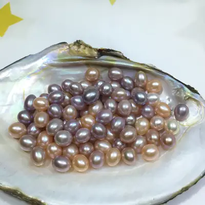 Flawless Freshwater Pearl Rice Shaped Beads Wholesale