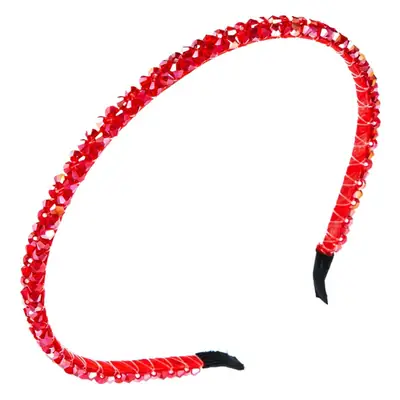 Green Crystal Hair Hoop for Women