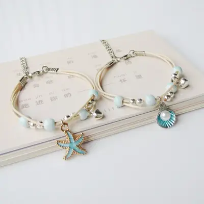 Cute Starfish Shell Bracelet for Women