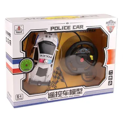 Simulation remote control children's car police car model front and rear two-way electric remote control car toy wholesale stall hot sale