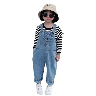 Kids Denim Overalls 2023 Spring Autumn New Kids Wholesale