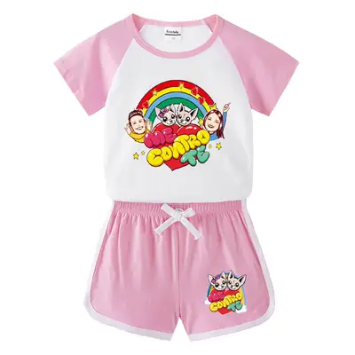 Yellow Cartoon Baby Shorts for Girls Summer Wear