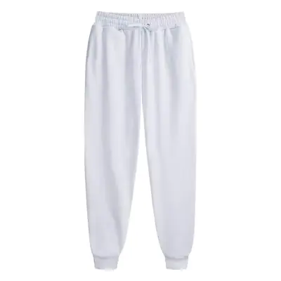 Purple Men's Sweatpants Casual Joggers Drawstring Waist