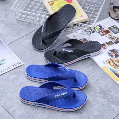 Men's daily casual personalized comfortable foot shoes spring and autumn summer outdoor beach fashion PVC plastic flip-flops