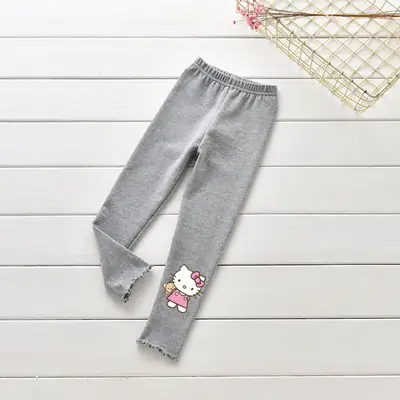 Pink Hello Kitty Cotton Leggings for Girls