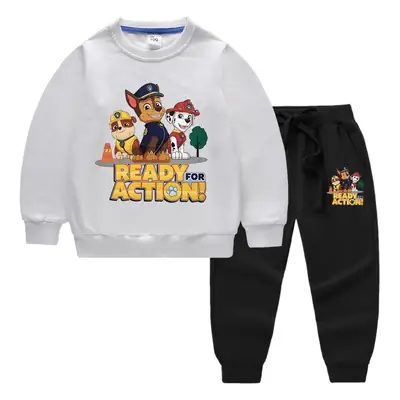 2023 Kids Paw Patrol Sweatpants Set Light Blue Cotton