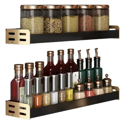 Wall-Mounted Kitchen Storage Rack 100kg Heavy Duty