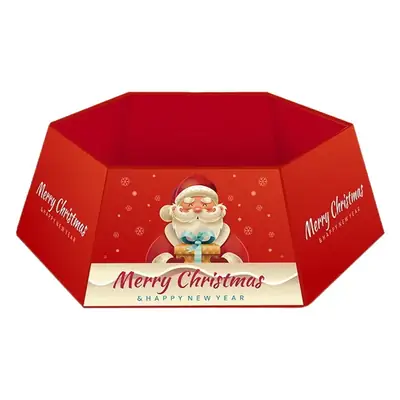 Hong Kong Love 2025 Christmas Tree Cover Red Checkered