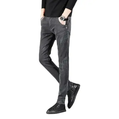 2021 Slim Fit Skinny Jeans Men's Korean Style