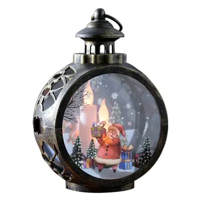 Christmas Window Ornaments with Candle Light Decor