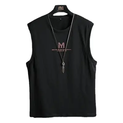 Men's 24 Racing Printed Sleeveless Vest Black