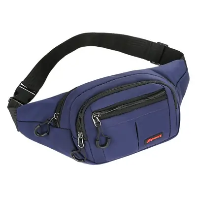 Blue Korean Style Crossbody Sports Bag for Men