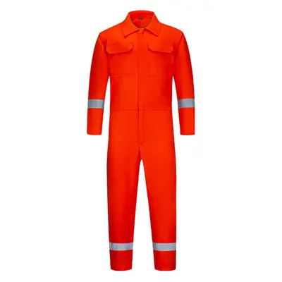 Men Navy Blue Reflective Work Suit with Reflective Sleeves