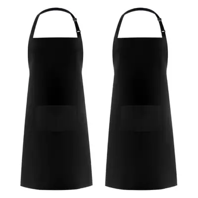 Purple Crossbody Neck Apron for Kitchen BBQ Use