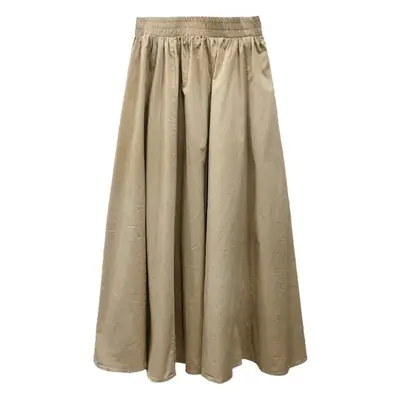 Japanese Style A-Line Skirt Olive Green Large Size